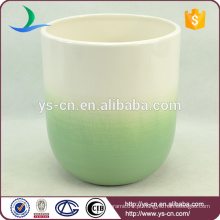 Vaso de grés verde para design único